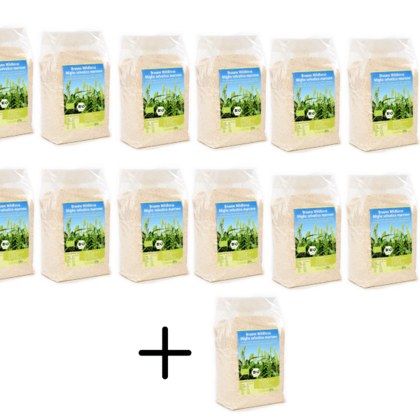 Miglio selvatico bruno BIO 12+1 gratis
