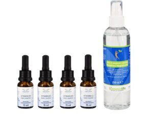 Set completo muscoli e ossa con vitamina D3, K2 e olio di magnesio